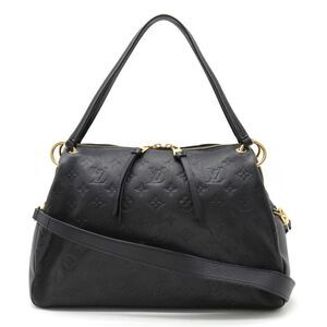 Louis Vuitton Monogram Implant Pontyu PM Shoulder Bag Noir Black